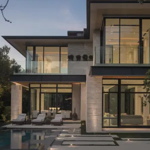 Illuminated Elegance with Sunset Perspective