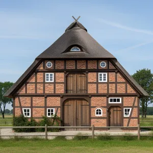 Tantalizing Timbers and Thatched Dreams: A German Architectural Gem