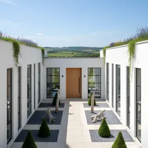 Curved Comfort: Nature’s Nest on the Hillside