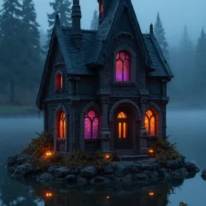 Mystical Mansion: A Twilight Illusion
