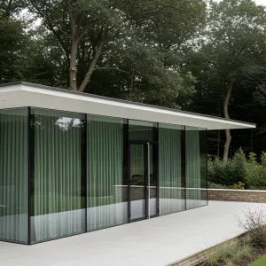 Glass Horizons: The Transparent Terrace Hideaway