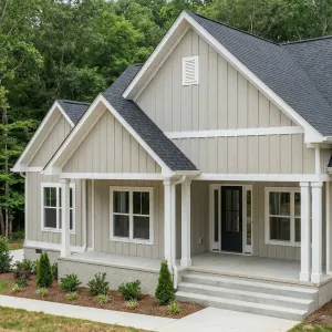 Calm Woodland Gable Porch Escape