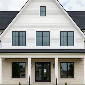 Chic Contrast: The Allure of Black Windows