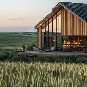 Gabled Glitz and Wheatfield Whimsy