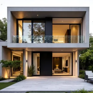 Glassy Glamour in a Geometric Garden