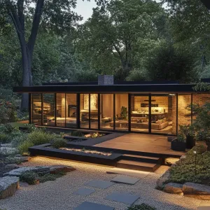 Mid-Century Forest Dreamscape