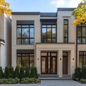 Contemporary Coolness on a Sunny Block