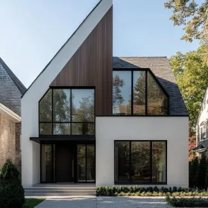 Angular Allure: A Modern Suburban Statement
