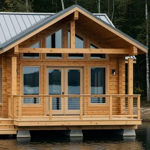 Rustic Raft Residence on Peaceful Ponds