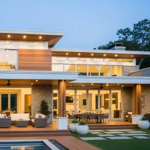 Contemporary Sanctuary with Poolside Delight
