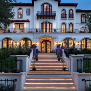 Glowing Grandeur on a Moonlit Evening