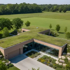 Grass-Covered Getaway: The Green-Topped Abode