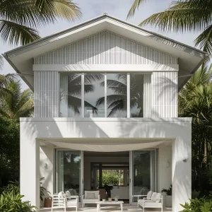 Chic Coastal Castle Under the Palms