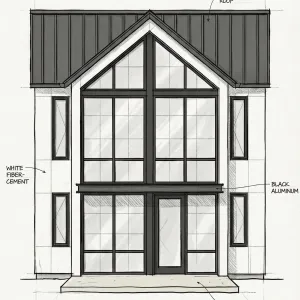 Sharp Gable Modern Cottage Loft