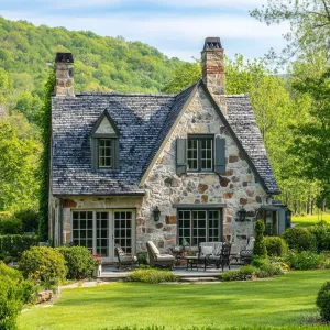 Charming Stone Cottage in Lush Greenery