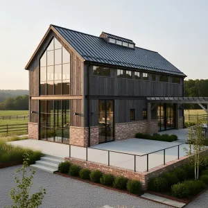 Ridgeview Brick And Glass Barn