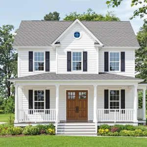 Bright Escape with a Graceful Gable