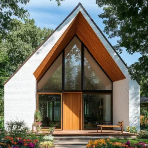 Preview of A-Frame Marvel With Floral Flourish