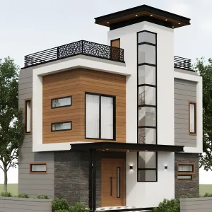 Corner Beacon with Terrace Crown