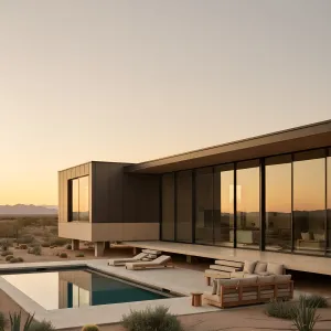 Horizon-Edge Desert Glasshouse