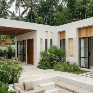 Sunken Lounge Courtyard Jungle Villa