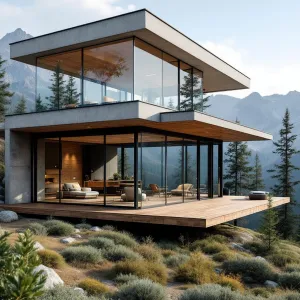 Modern Mountain Glass Haven