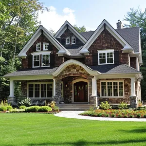 A Gabled Glamour Amidst Greenery