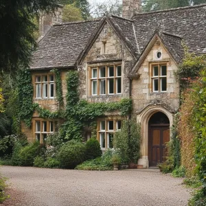 Stately Stone Cottage With Ivy Enchantment