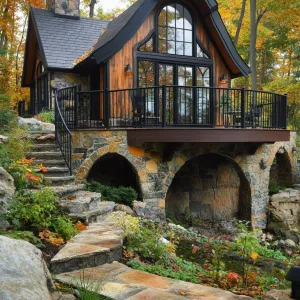A Fairy-Tale Retreat Among Autumn Leaves