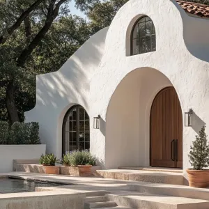 Arched Whimsy: Poolside Perfection