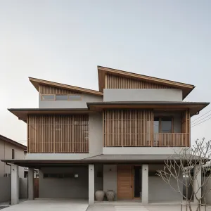 Timber Screen Monsoon Shelter