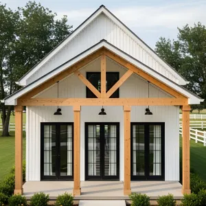 Rustic Chic Cottage with a Spruce-Up Porch