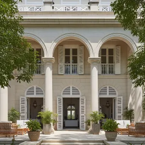 Statuesque Arches in Tropical Splendor