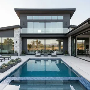 Glassfront Poolside Sanctuary
