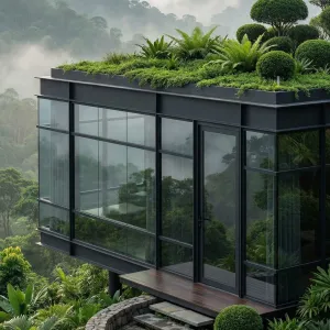 Verdant Skydeck Glass Retreat