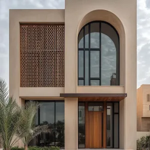 Architectural Chic with a Dash of Desert Vibe