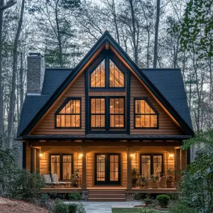 A-Frame Delight: Cozy Getaway in the Pines