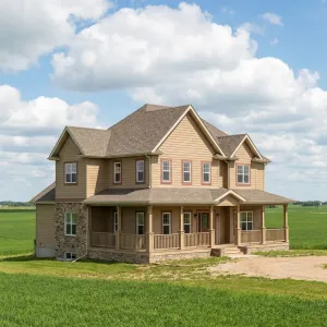 Prairie Horizon Wraparound Farmstead