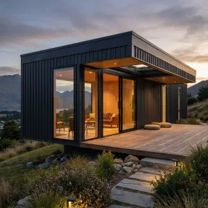 Modern Ridgeline Container Escape With Terrace