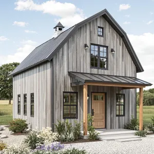 Barn Charm in the Meadow