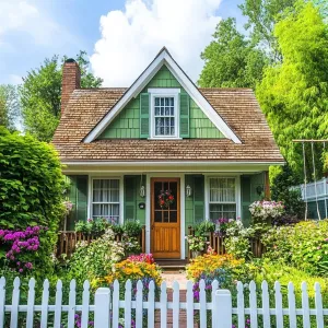 Green Gable Getaway Among Blossoms