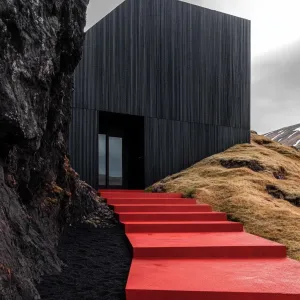 Crimson Climb: The Slope Showstopper