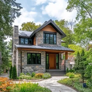 Stony Storybook Dwelling Amidst Verdant Bliss