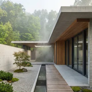 Hush Courtyard Linear Dwelling