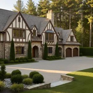 Bronze-Brow Half-Timber Woodland Manor