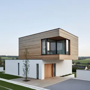 Warm Horizon Stack House