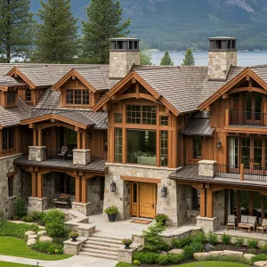 Magnificent Lakeside Ranch Mansion