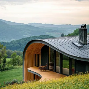 Curved Metal Roof