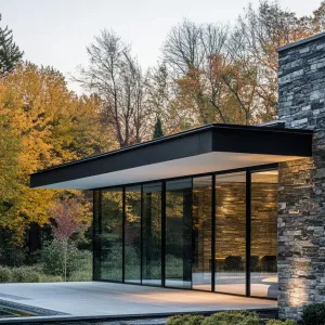 Transparent Tranquility Nestled in Nature
