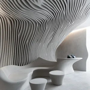 Fluidic Dreamscapes in Monochrome